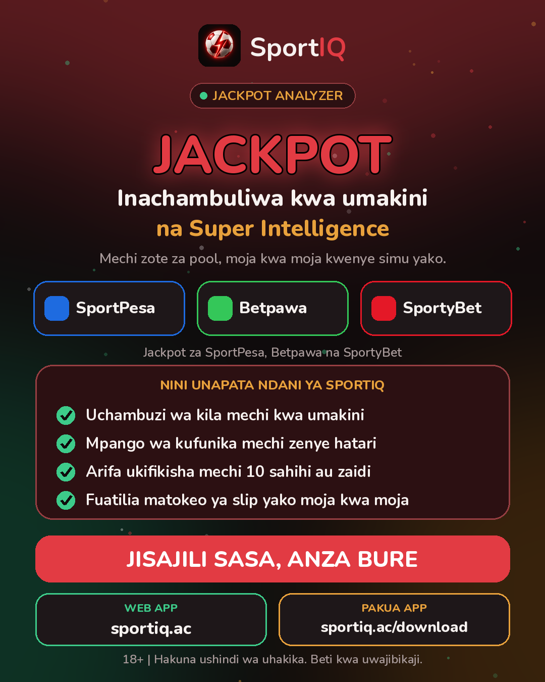SportIQ Jackpot Analyzer